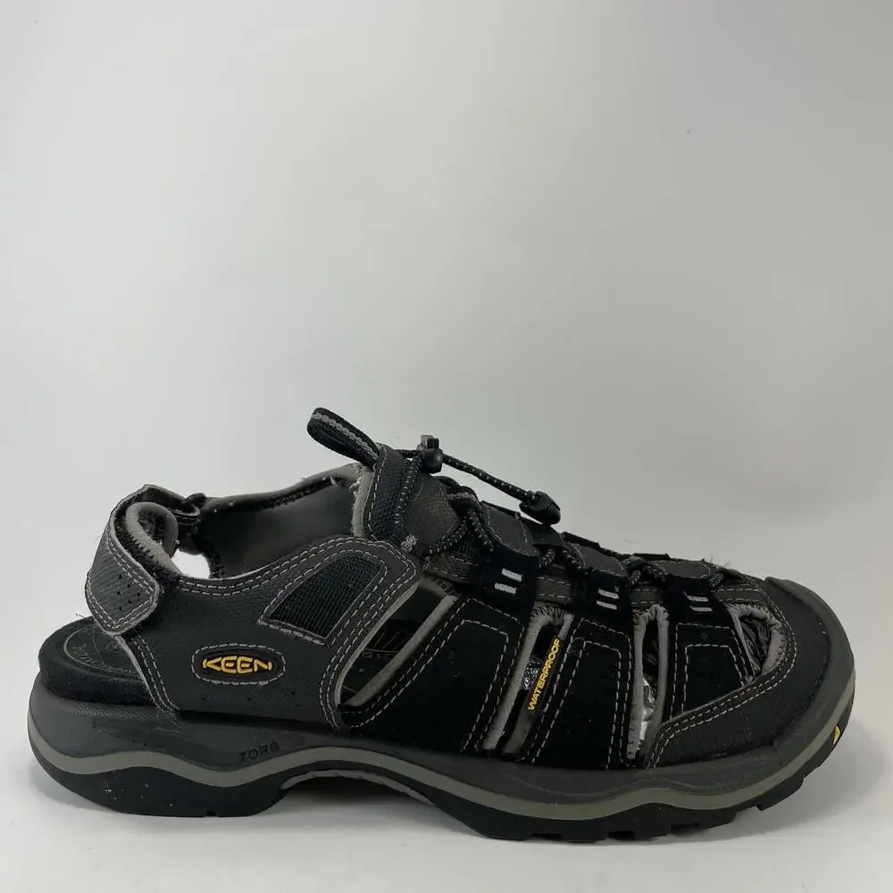 Keen Newport Retro Sandals Black Mens Size 12 M Waterproof Closed Toe Fisherman